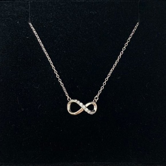 Sparkling infinity collier necklace Clearance